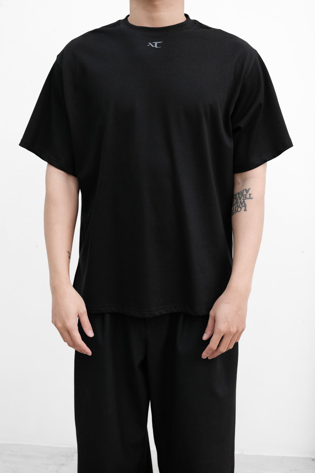 ANONYMOUS TALKING S26-SS02 Pleated Tee