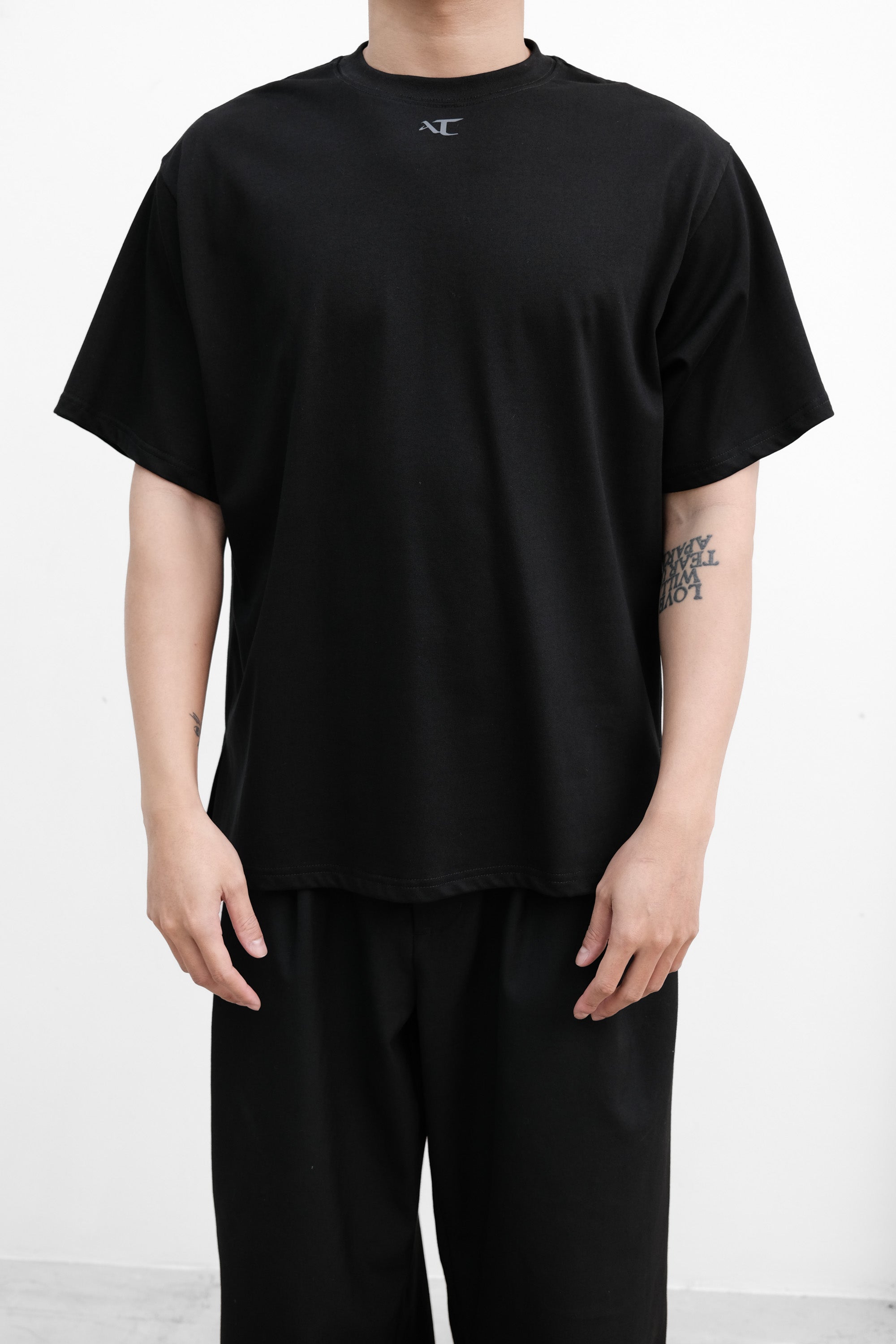 ANONYMOUS TALKING S26-SS02 Pleated Tee