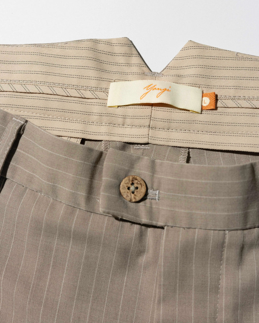 YANGI - Wool-mixed Wide-legs Trousers