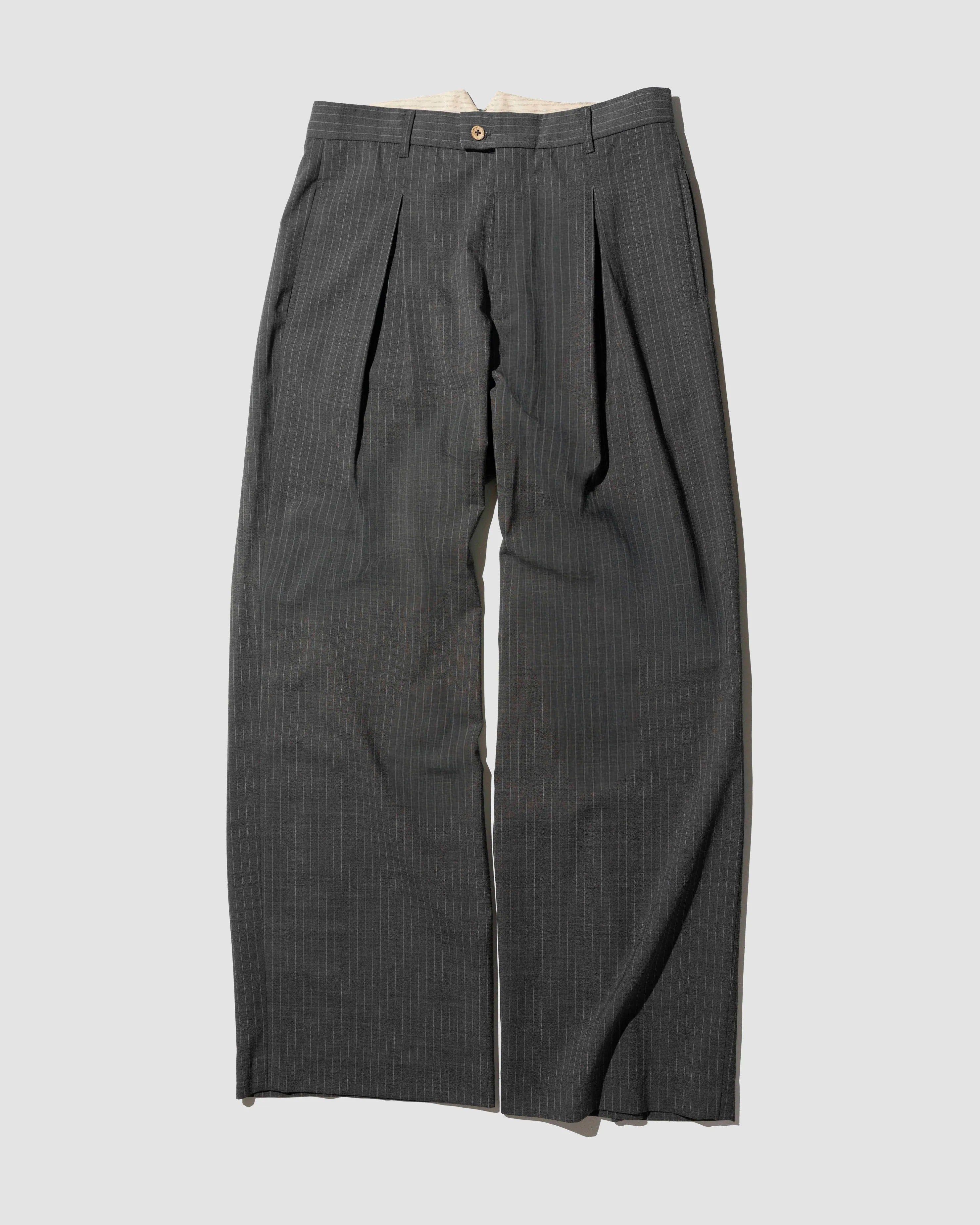 YANGI - Wool-mixed Wide-legs Trousers