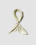 YANGI - YANGI Logo Checked Silk Bandana