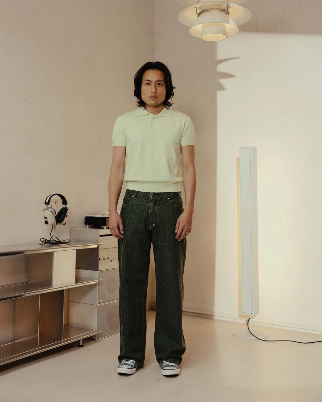 YANGI - Knit Polo Shirt