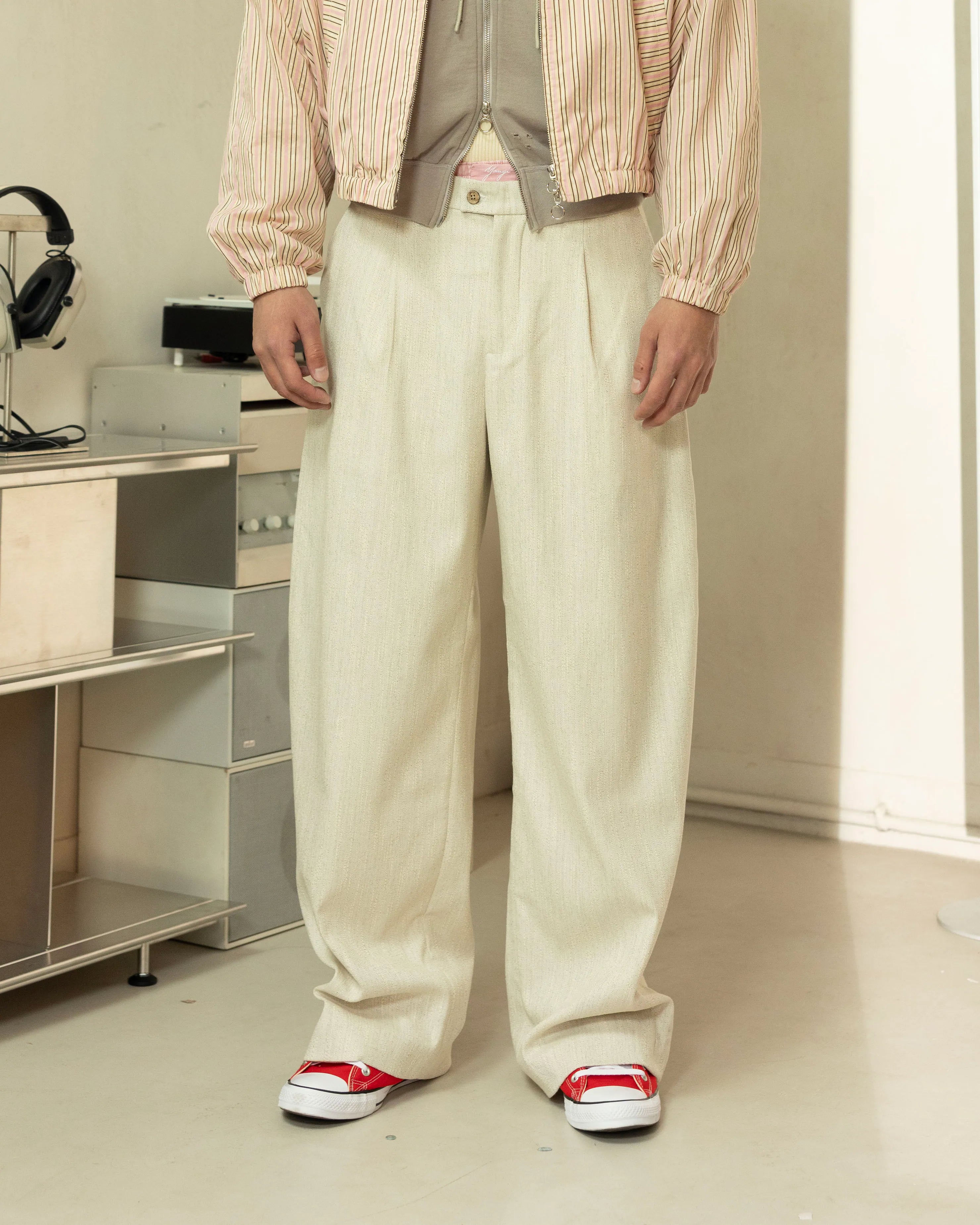 YANGI - Loose Fit Tailored Trousers