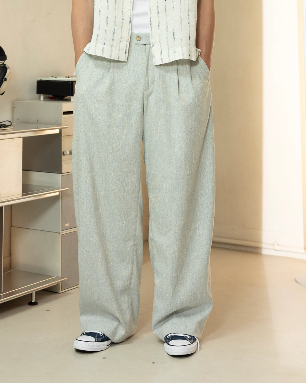 YANGI - Loose Fit Tailored Trousers