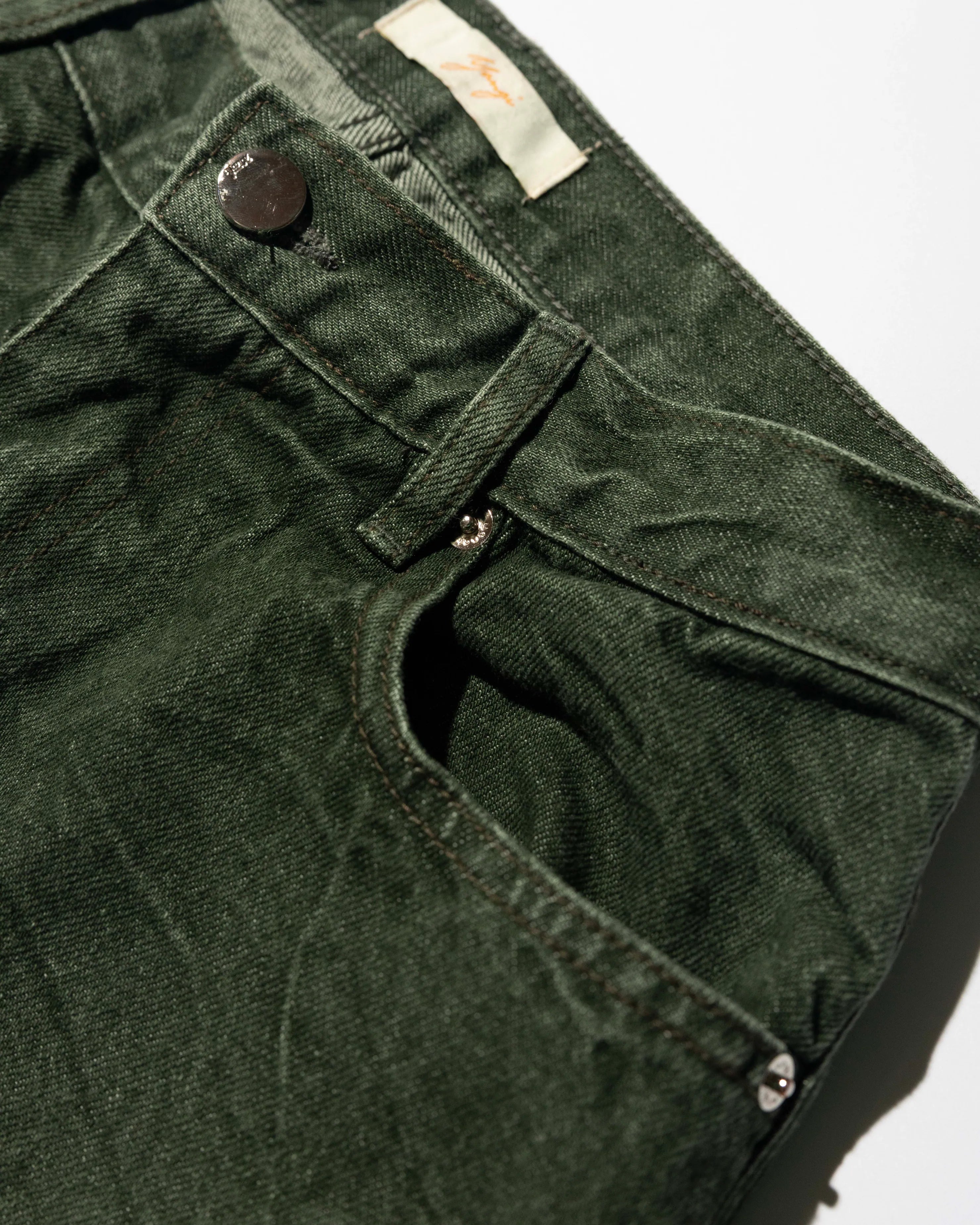 YANGI - 5-Pocket Wild Leg Jeans