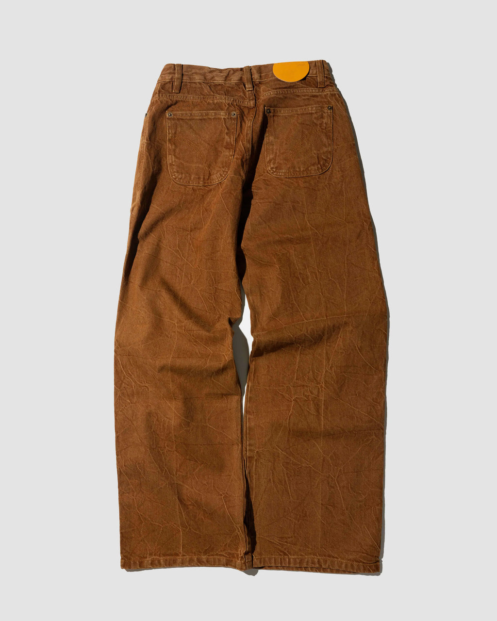 YANGI - 5-Pocket Wild Leg Jeans