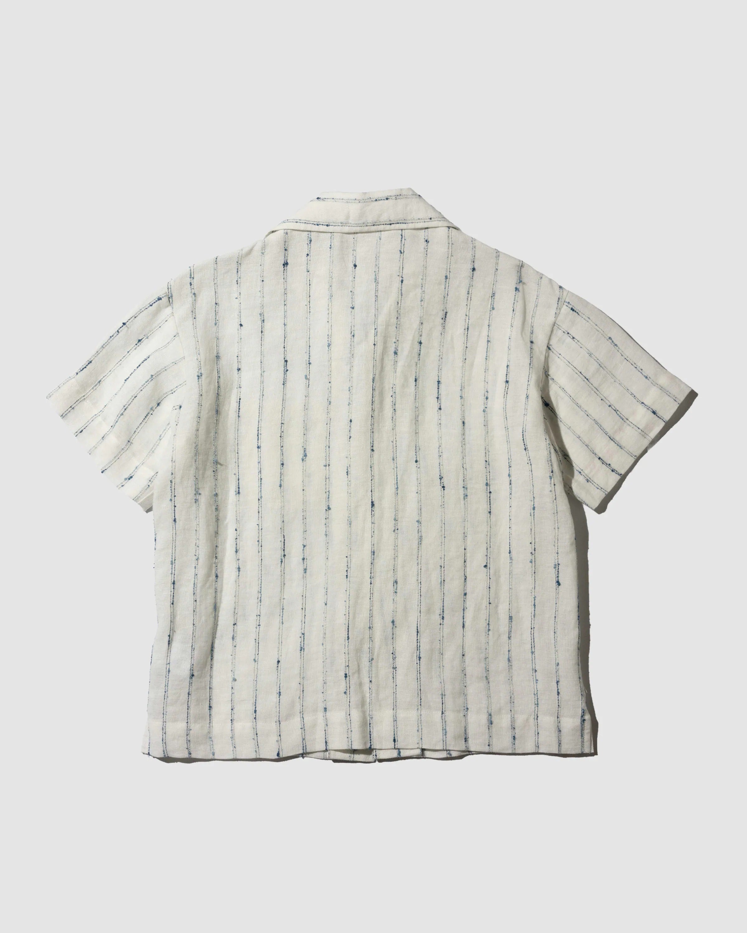 YANGI - Pinstripe Jacquard Cabana Shirt