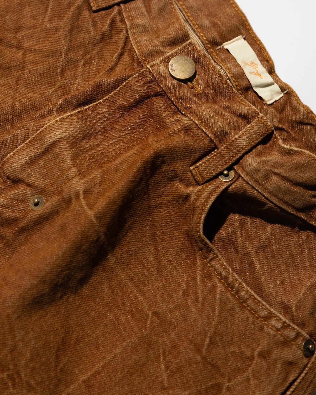 YANGI - 5-Pocket Wild Leg Jeans