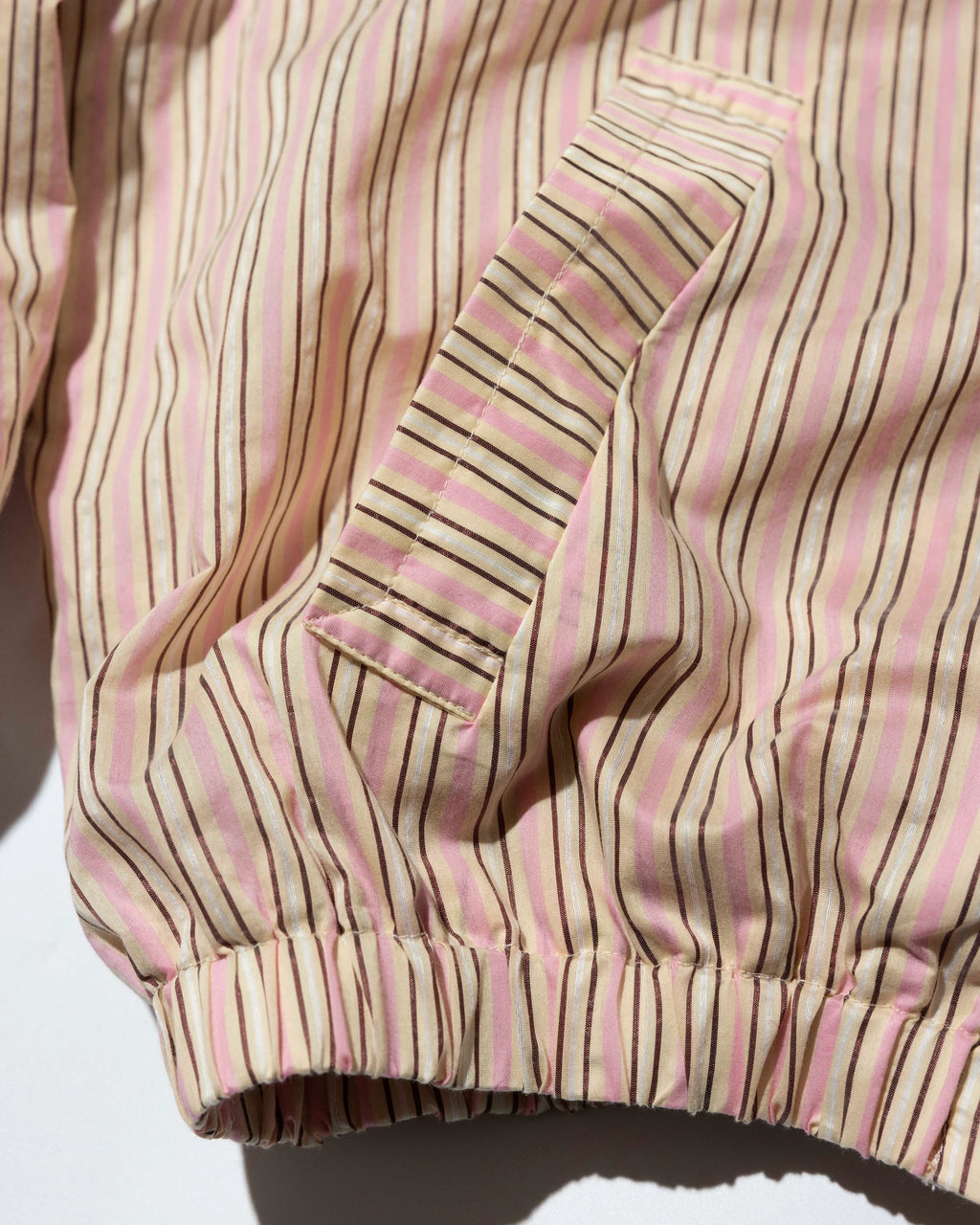 YANGI - Pinstripe Blouson Jacket