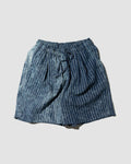YANGI - Distressed Stripe Denim Short