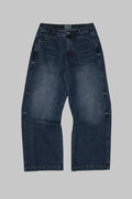 ANONYMOUS TALKING - F25-P09 Pleated Denim Pants