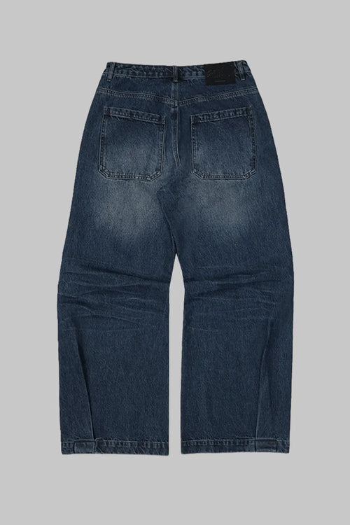 ANONYMOUS TALKING - F25-P09 Pleated Denim Pants