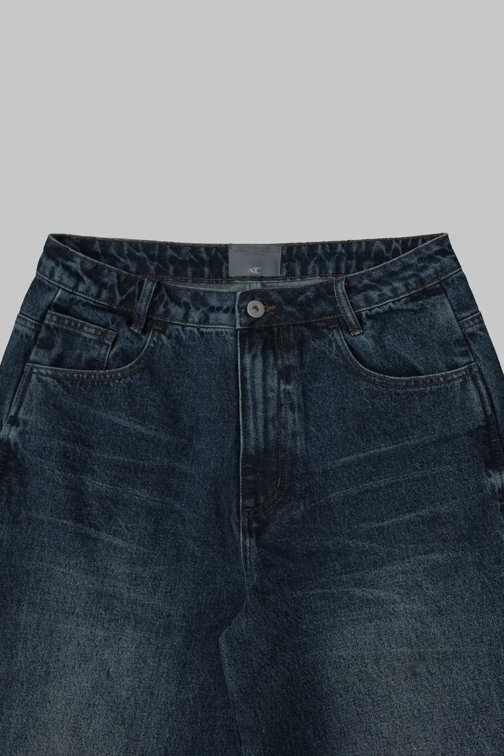 ANONYMOUS TALKING - F25-P09 Pleated Denim Pants
