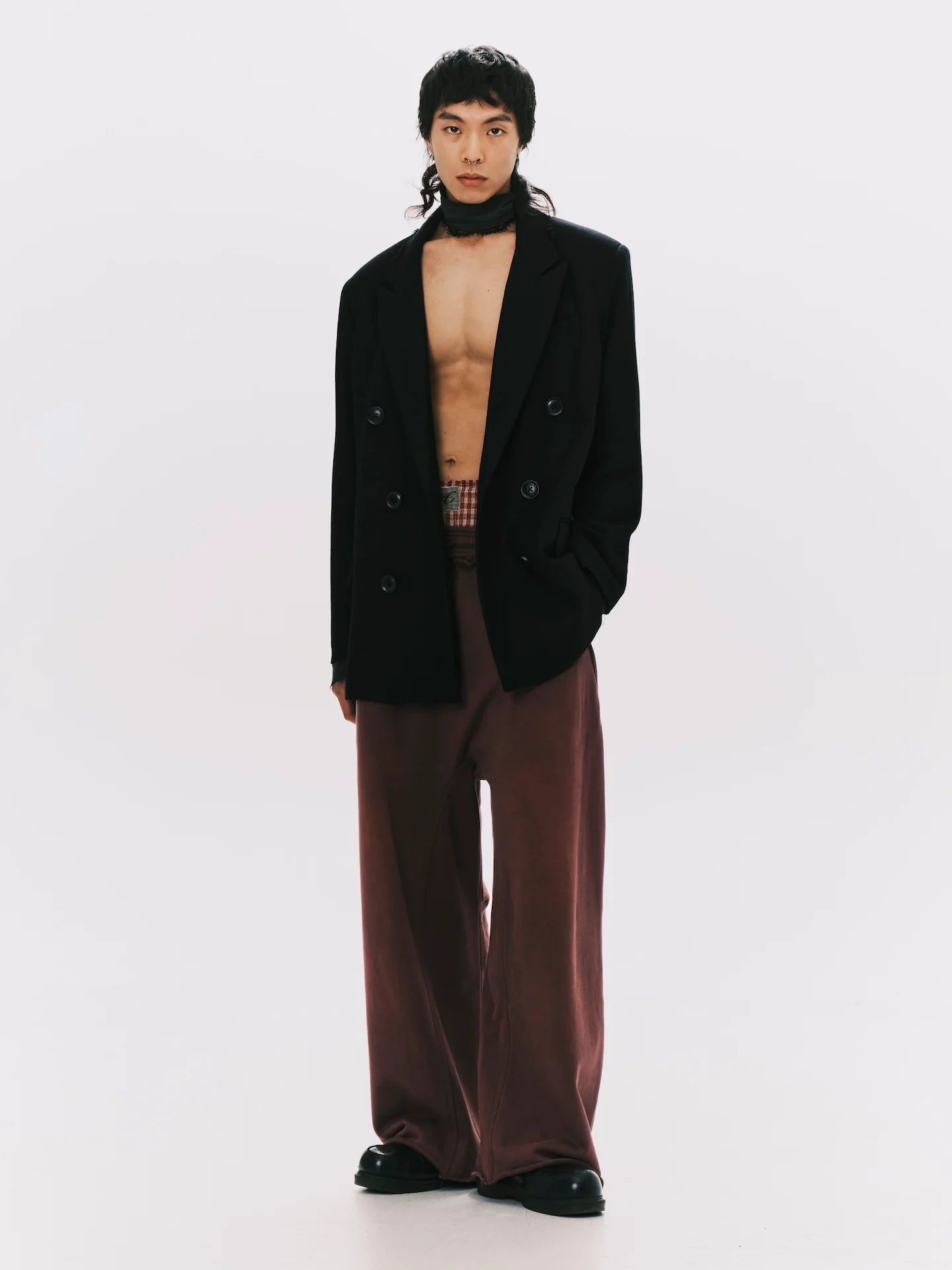 ANOWHEREMAN - DOUBLE BREASTED SUIT JACKET