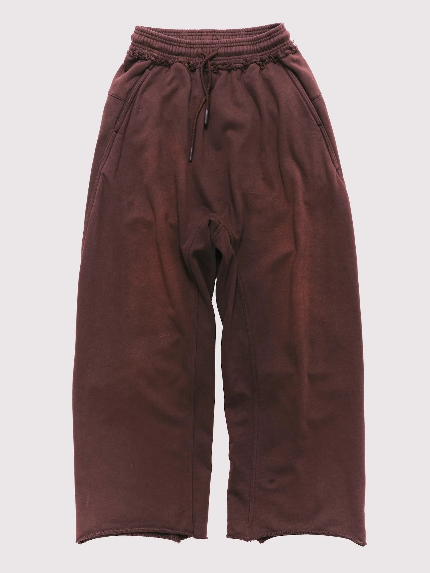 ANOWHEREMAN - WASHED WIDE LEG SWEATPANTS