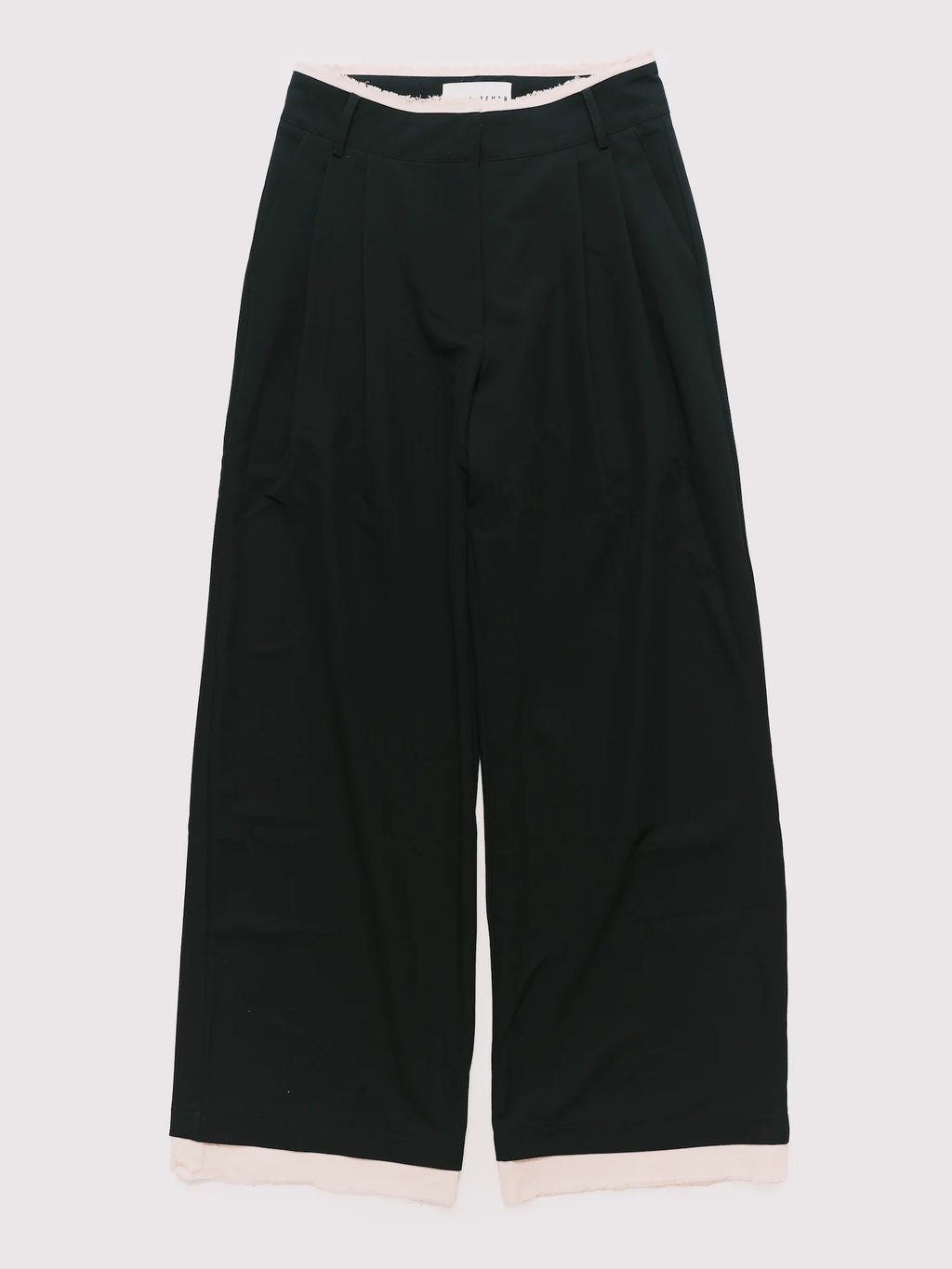 ANOWHEREMAN - LAYERD PLEATED TROUSERS