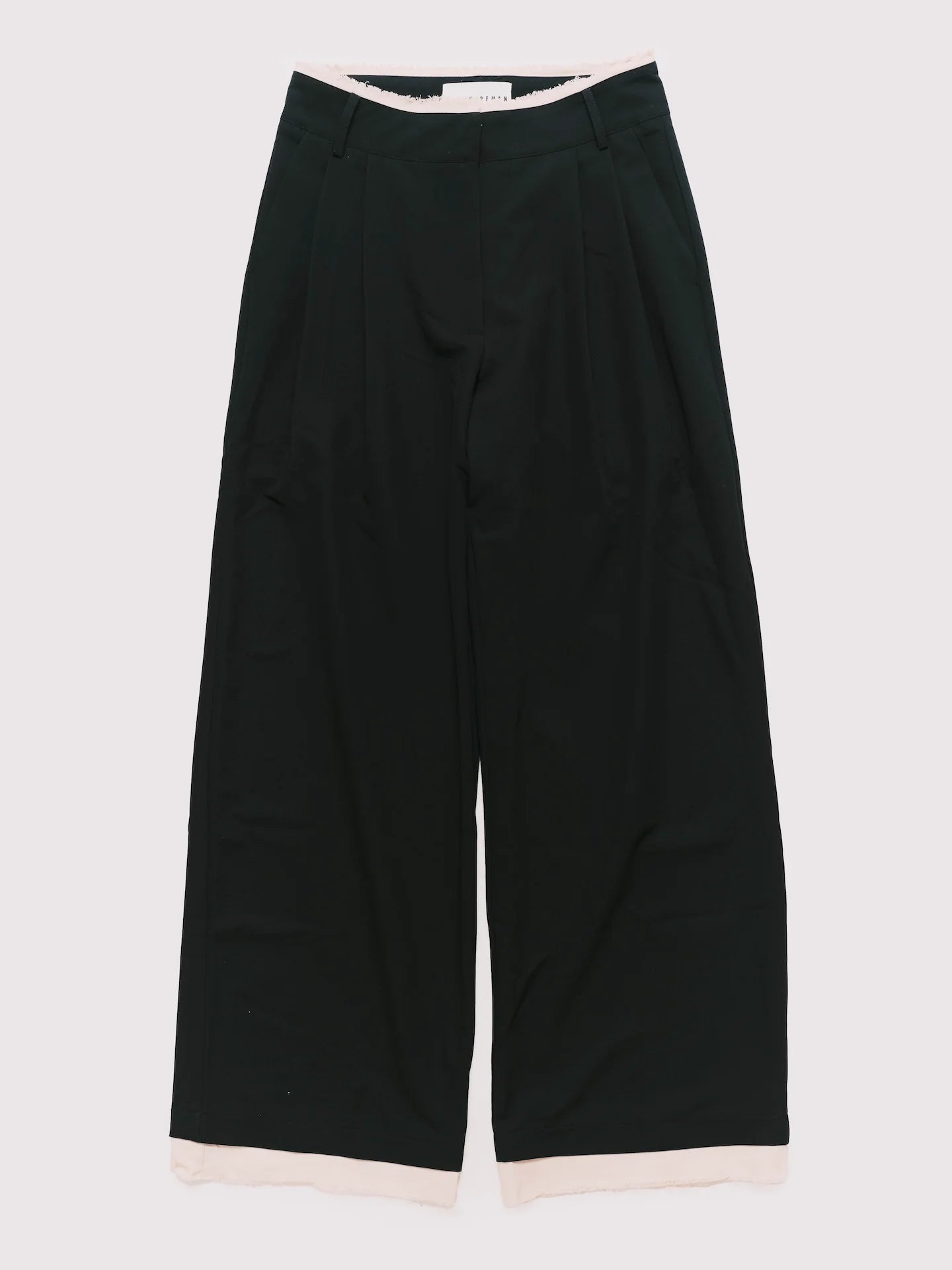 ANOWHEREMAN - LAYERD PLEATED TROUSERS