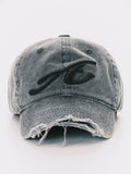 ANOWHEREMAN - RAW EDGE BASEBALL CAP GREY
