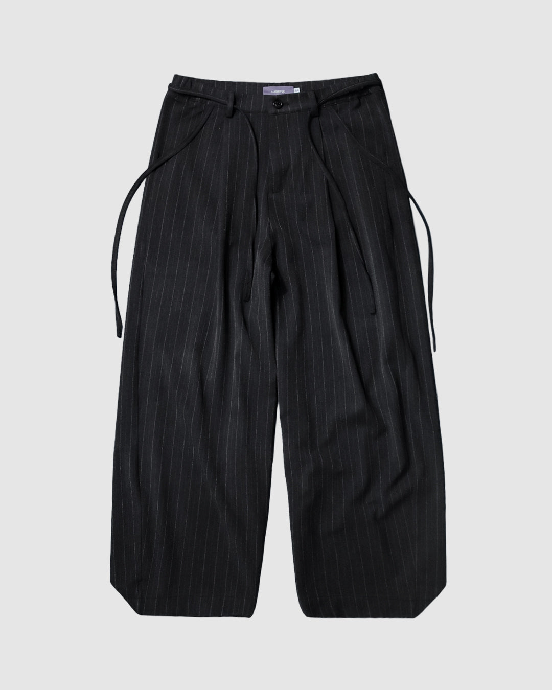 LiSenZ - Striped Pleated Wide Trousers