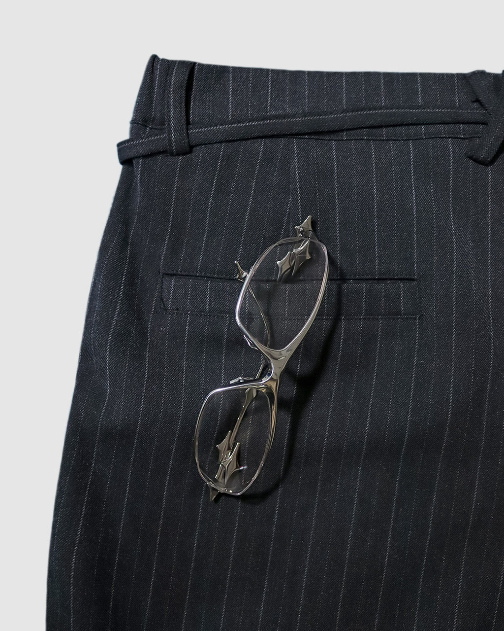 LiSenZ - Striped Pleated Wide Trousers