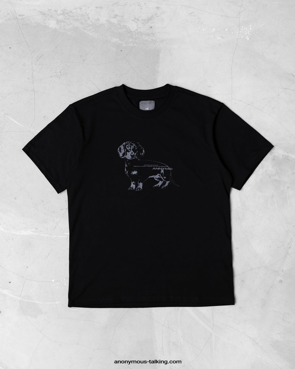 ANONYMOUS TALKING S26-SS06 Dachshund TEE