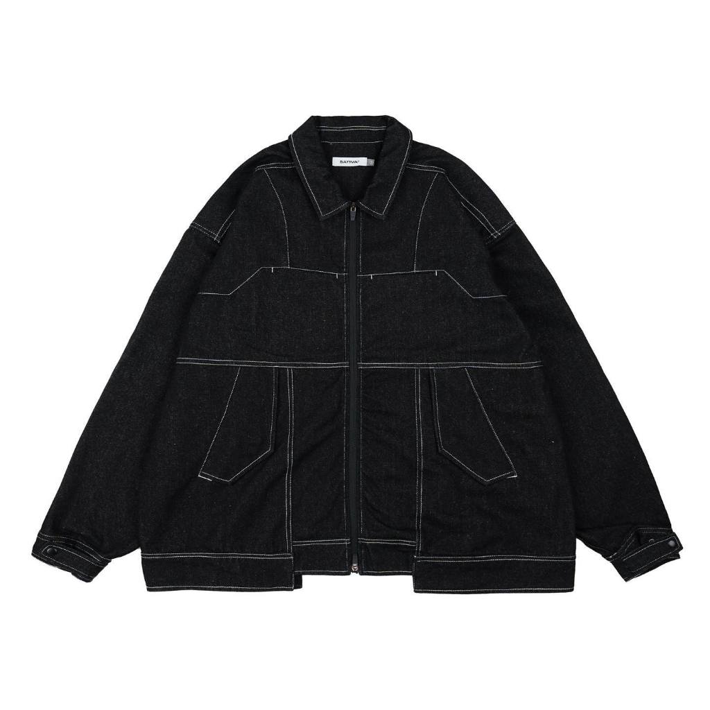 SATIVA - S.TV-X2 “Split Structure” Denim Jacket