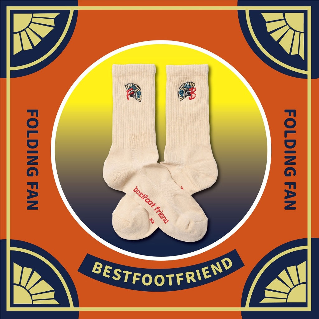 BEST FOOT FRIENDS - Folding Fan