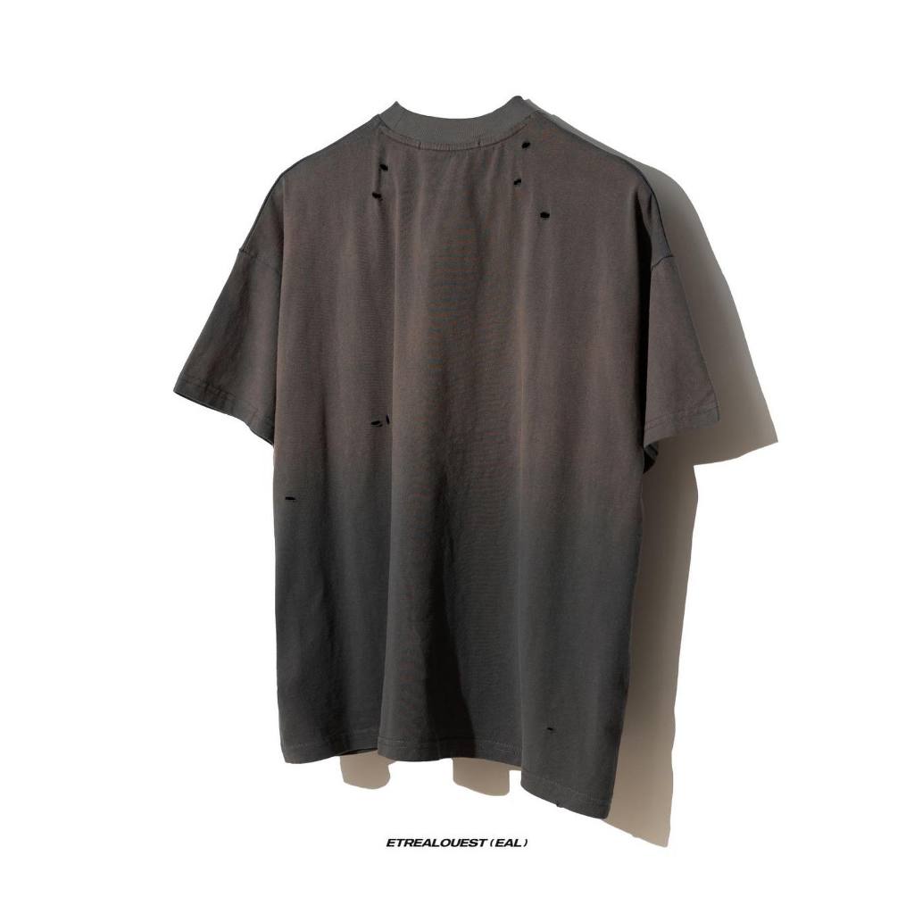 E’TREALOUEST - 24SS Logo Vintage Destroyed Tee