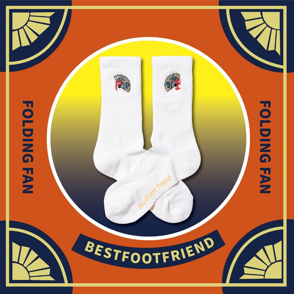 BEST FOOT FRIENDS - Folding Fan