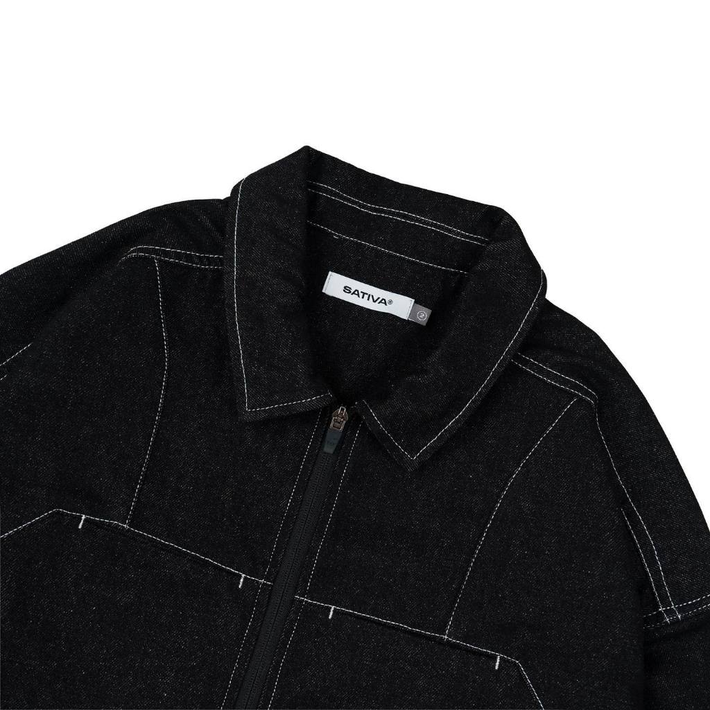 SATIVA - S.TV-X2 “Split Structure” Denim Jacket