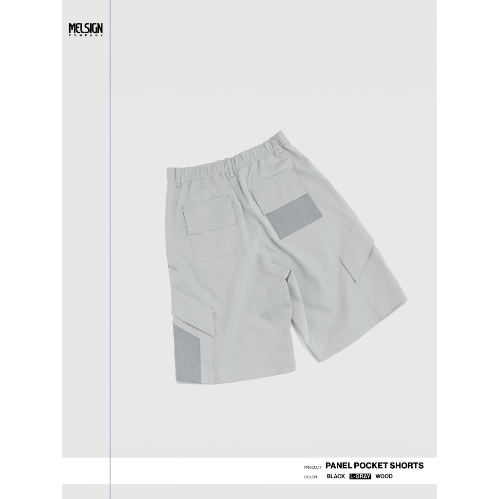MELSIGN-Panel Pocket Shorts
