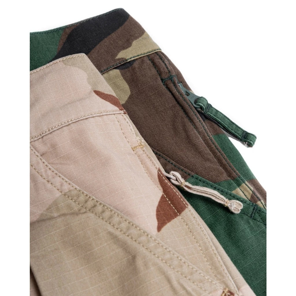 PERSEVERE CAMO KNEE-LENGTH CARGO SHORTS