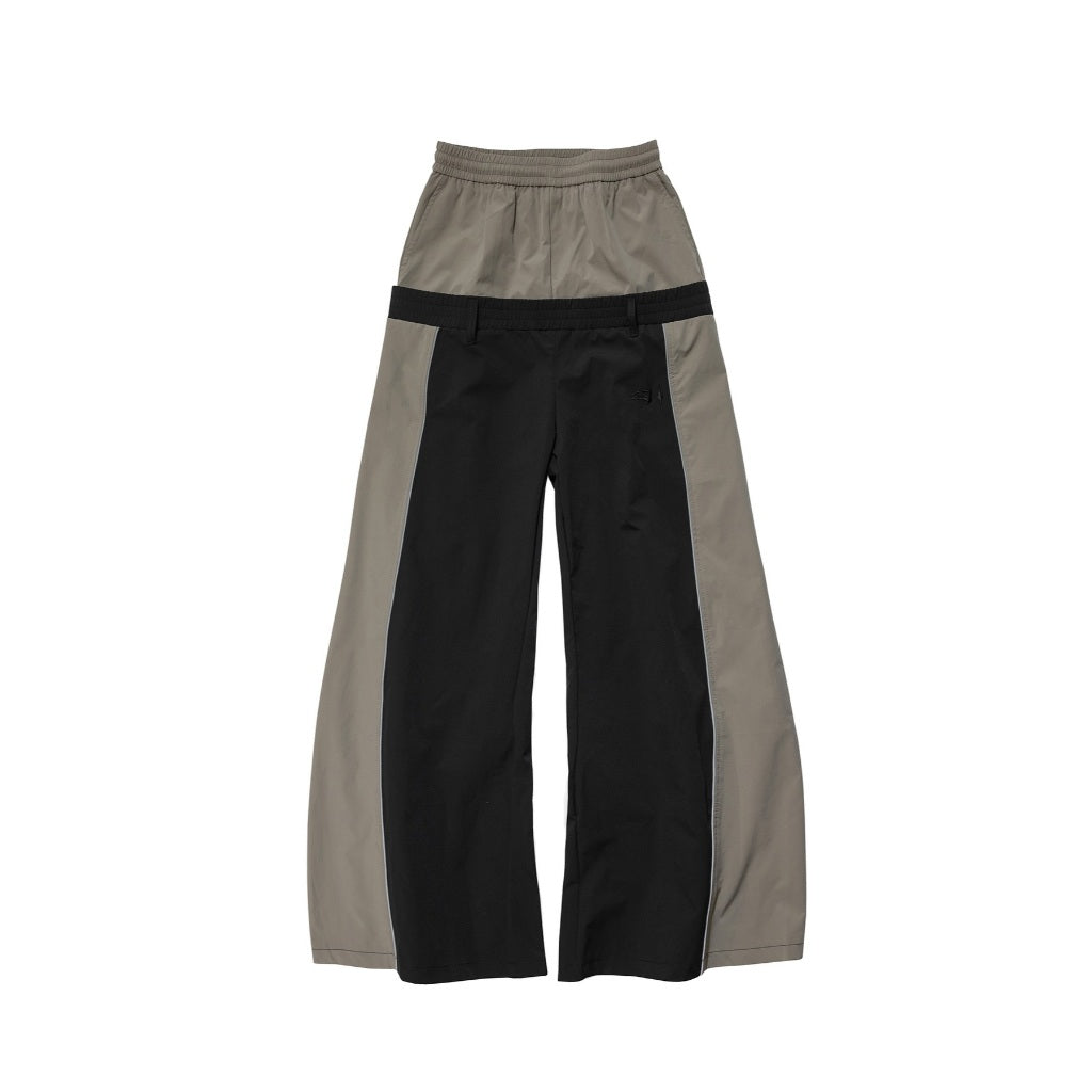E’TREALOUEST Double Layered Nylon Cargo Baggy Pants