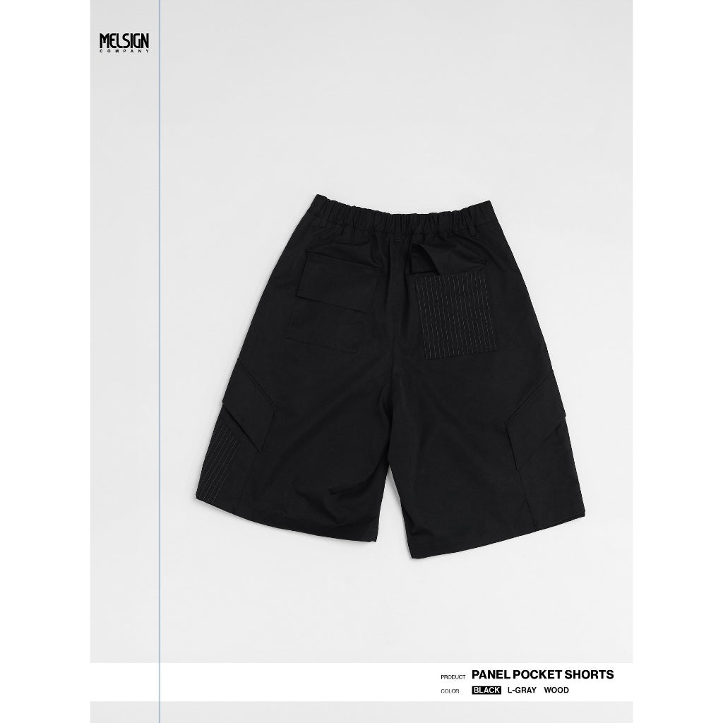 MELSIGN-Panel Pocket Shorts