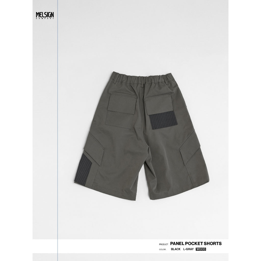 MELSIGN-Panel Pocket Shorts