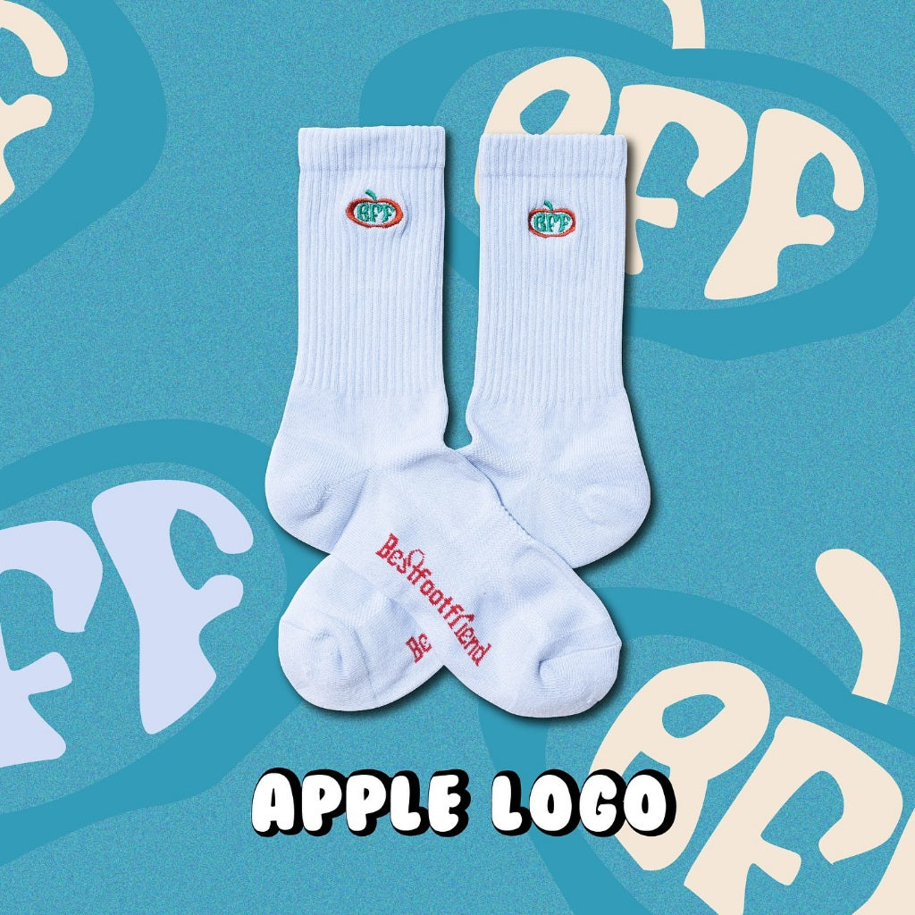 BEST FOOT FRIENDS - Apple Logo Socks🧦