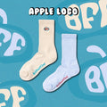 BEST FOOT FRIENDS - Apple Logo Socks🧦