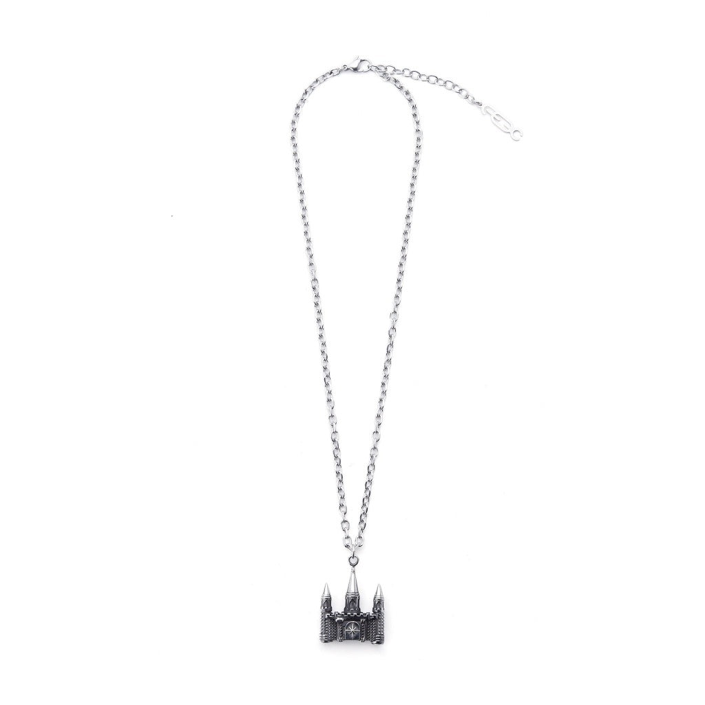 FE3C-Castle Necklace 仿舊城堡項鍊
