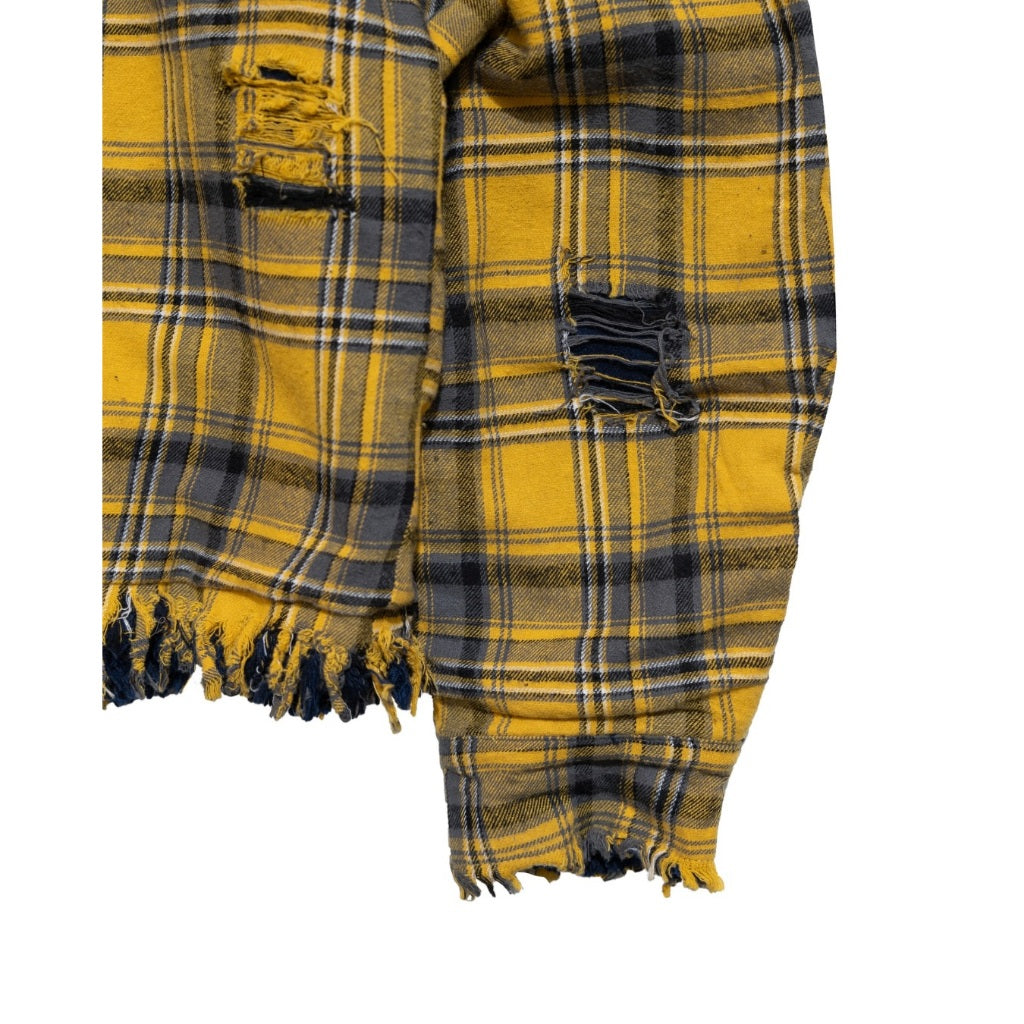 E’TREALOUEST - 25AW Double Up Plaid Shirt