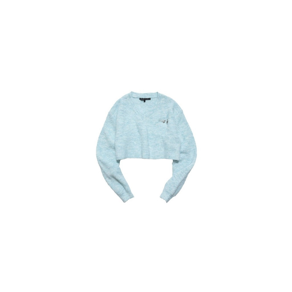 E’TREALOUEST - 25AW WMS Mohair Knit Short Sweater