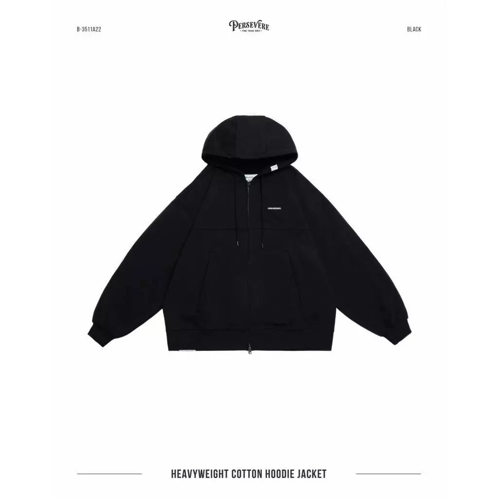 PERSEVERE HEAVYWEIGHT COTTON HOODIE JACKET