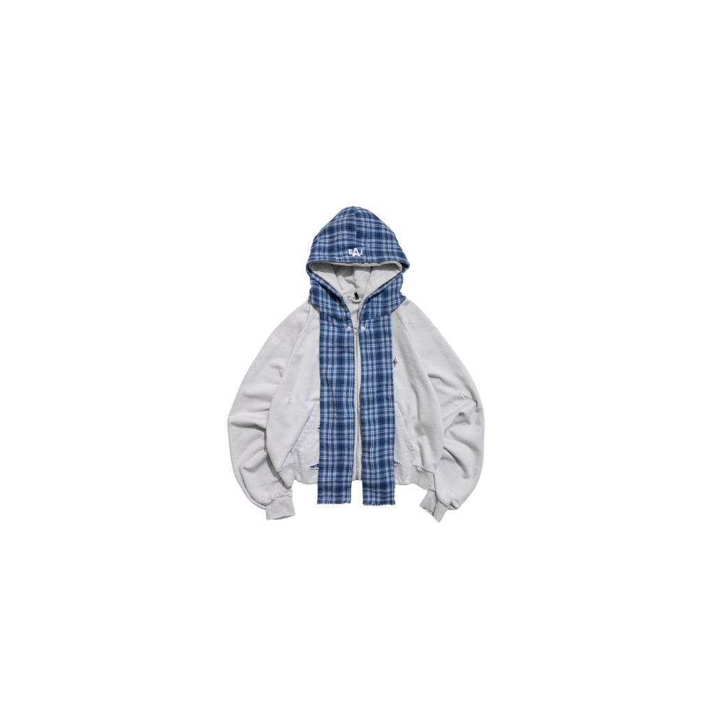 E’TREALOUEST - 25AW Removable Hood Zipper Jacket