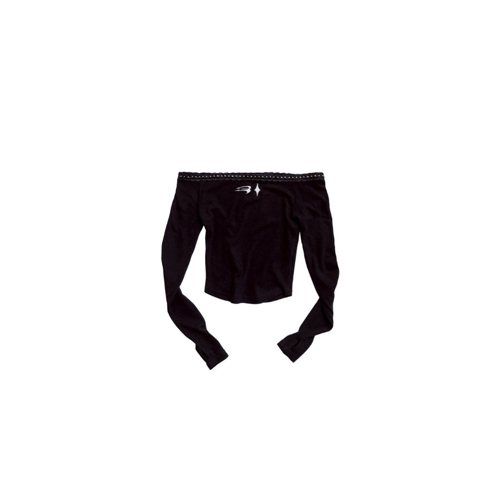 E’TREALOUEST - 25FW  WMS Off Shoulder Line Short