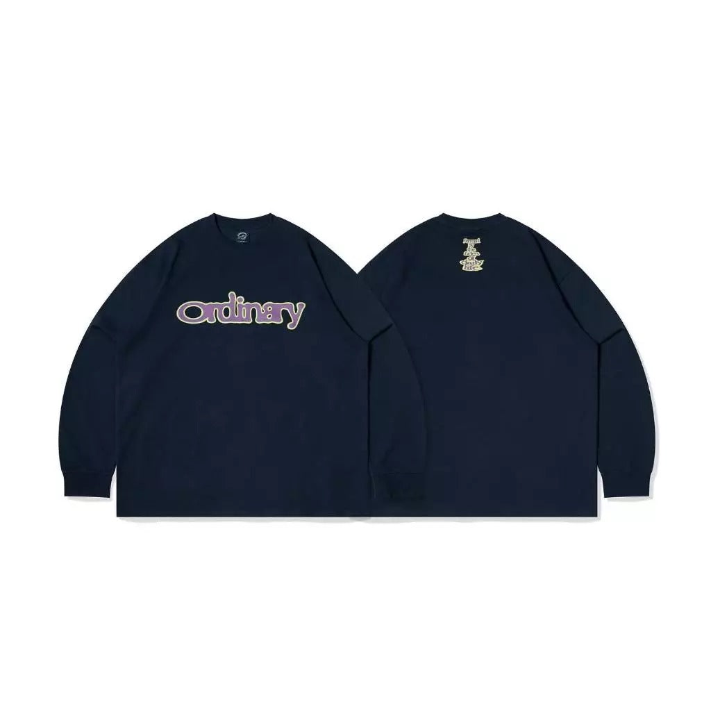 ORDINARY 昏眩LOGO 基礎長TEE
