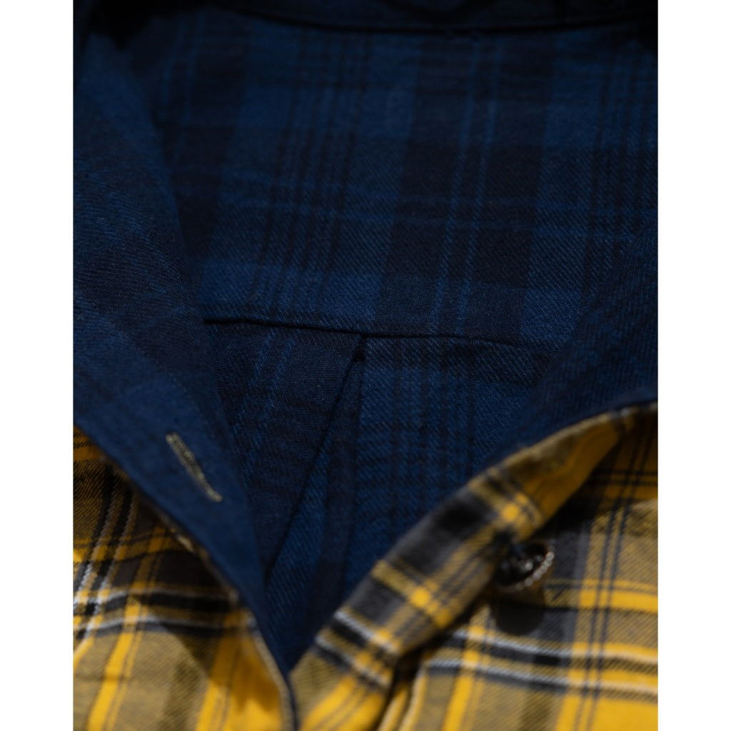 E’TREALOUEST - 25AW Double Up Plaid Shirt