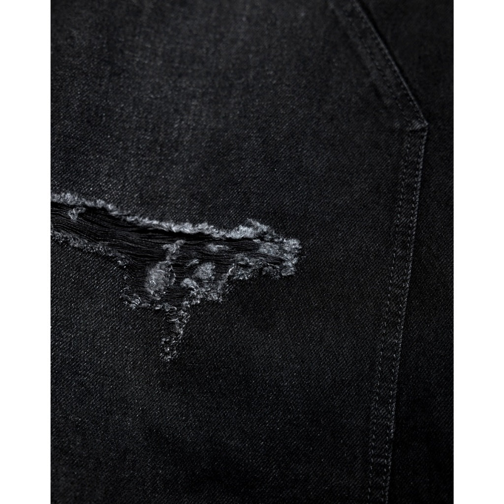 E’TREALOUEST - 25SS Reversed Baggy Double Knees Jeans
