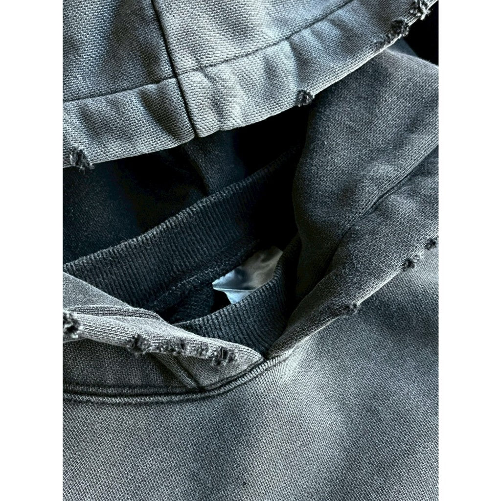 Mont Bleue - Distressed Washed Hoodie