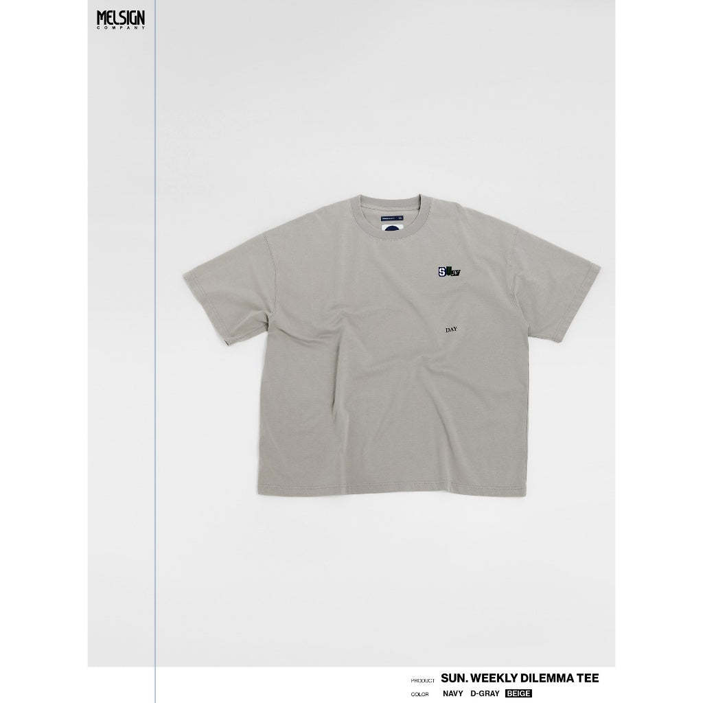 MELSIGN Sun. Weekly Dilemma Tee