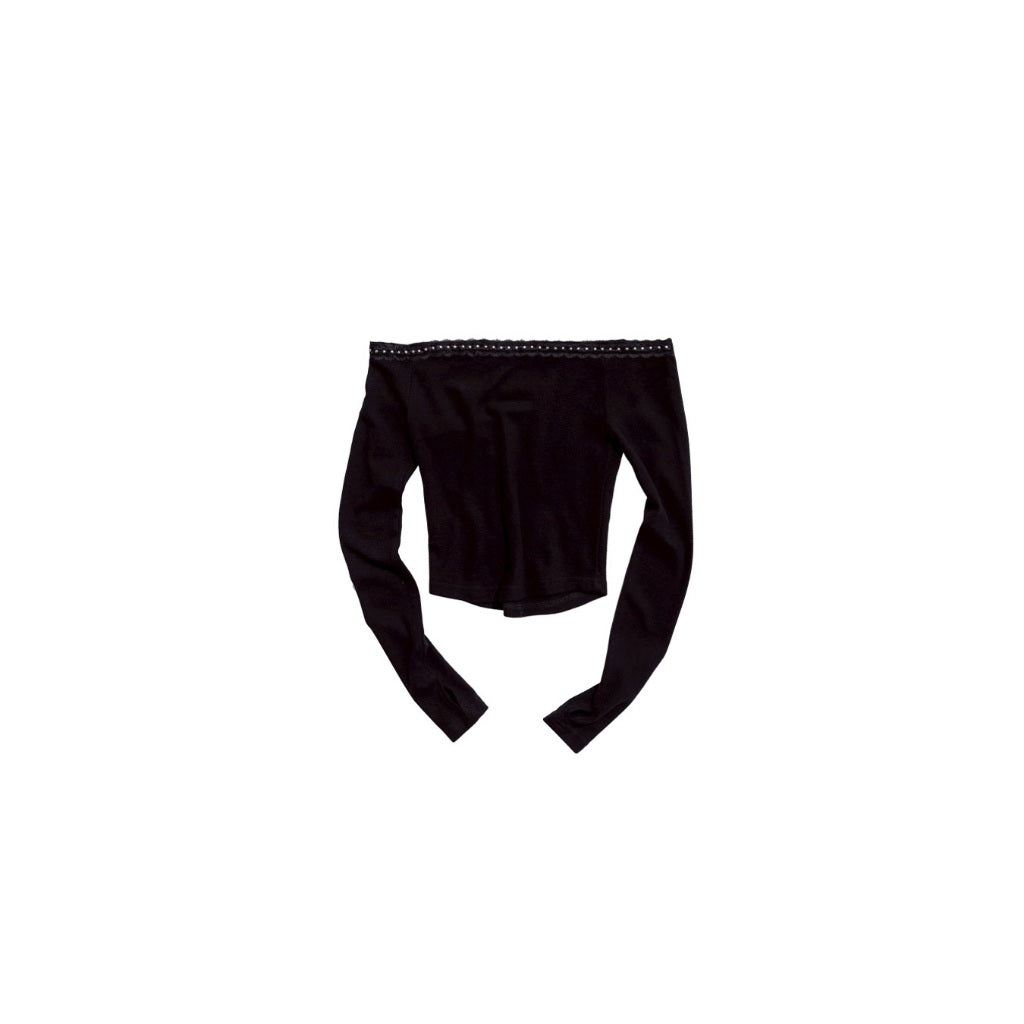 E’TREALOUEST - 25FW  WMS Off Shoulder Line Short
