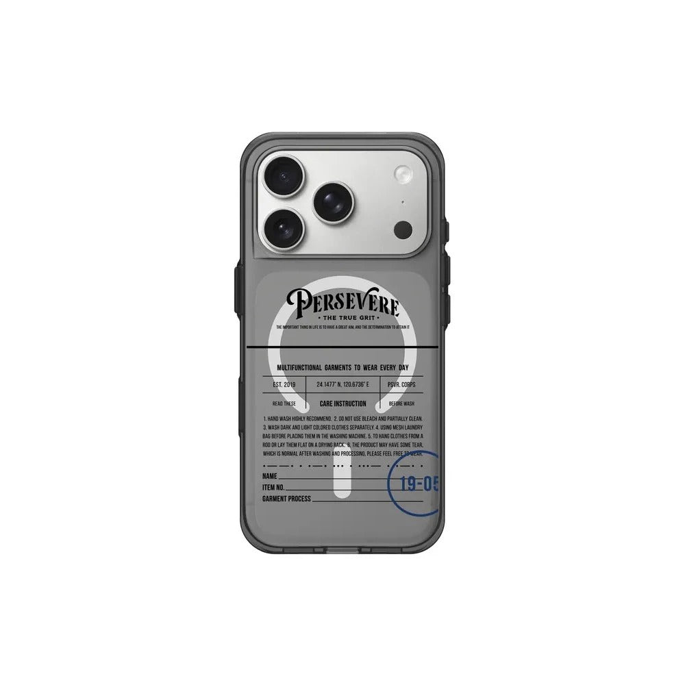 PERSEVERE x RHINOSHIELD TRANSPARENT IPHONE CASE